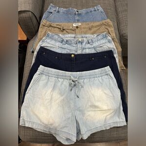 Various Women’s Size 16 Shorts 5 Pairs Blassport Old Navy Style & Co Jones NY